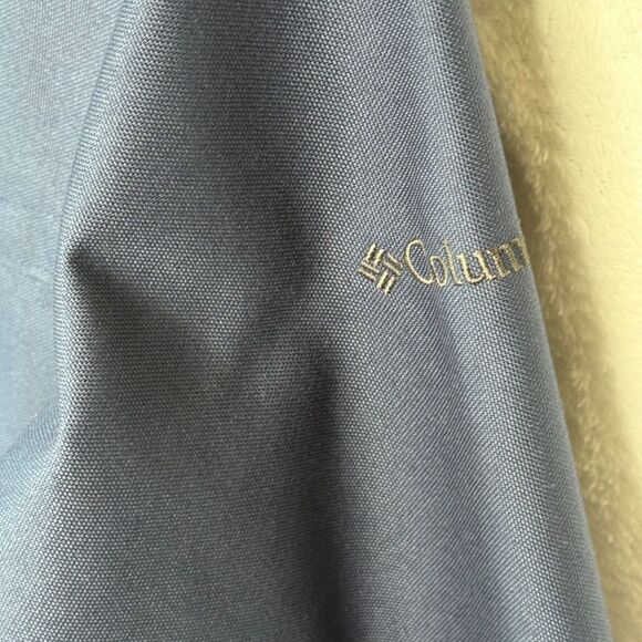 Columbia Here And There Trench Jacket Women's Small Omni Wick Rain Coat Blue - Picture 6 of 16